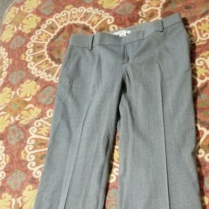 Banana Republic grey pinstripe pants